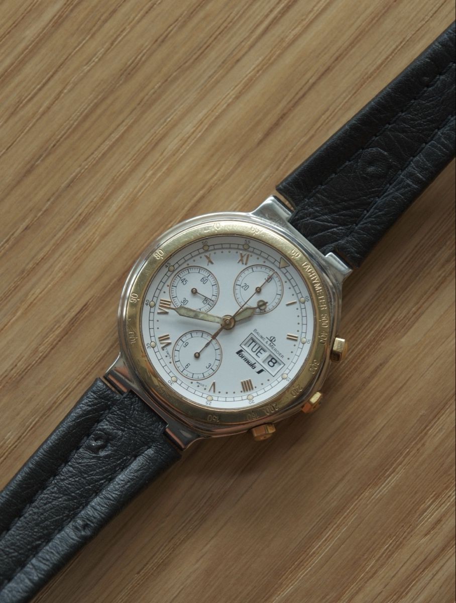 Baume & Mercier Orologi: Baume & Mercier Formula S 18K Gold Chronograph – Usato da Glattpark(Opfikon) venduto da ale_mg8x 6