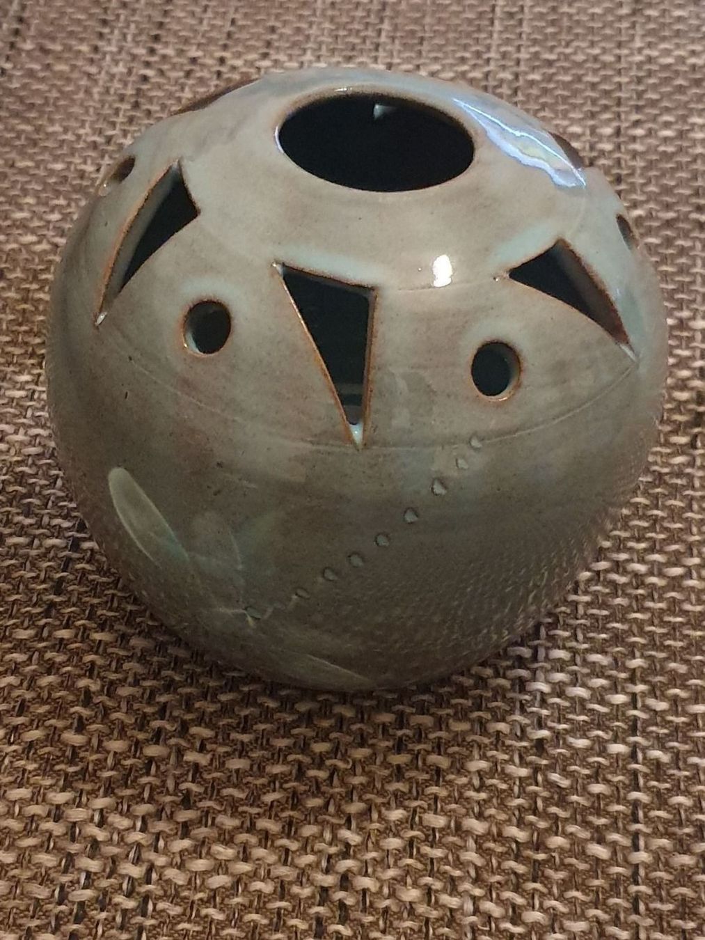 Vasen & Gefässe: Handgemachte Vase, bemalt – Gebraucht aus Langnau am Albis von jer_pm72 3