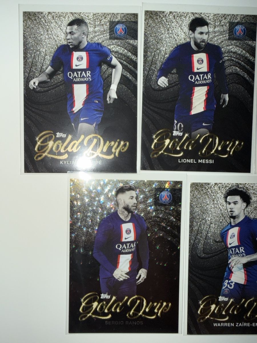 Topps Sammelbilder & Trading cards: Topps - PSG Paris SG GOLD DRIP Bundle Lot – Gebraucht aus Cernier von Kairjo 1