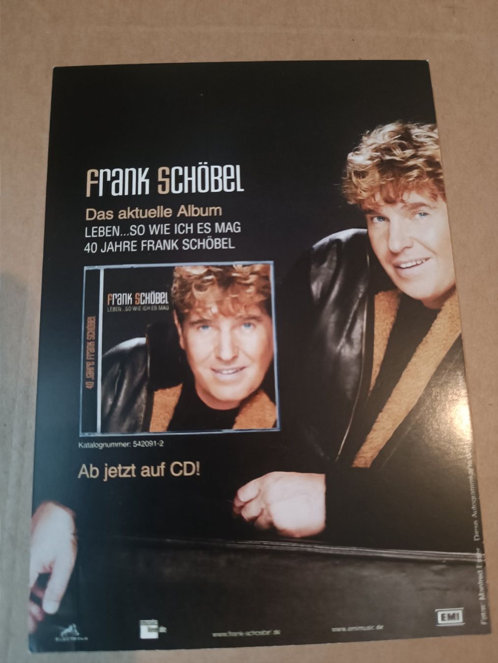 Autografi: Frank Schöbel - handsignierte alte Autogrammkarte – Usato da Menziken venduto da Autogramme 1