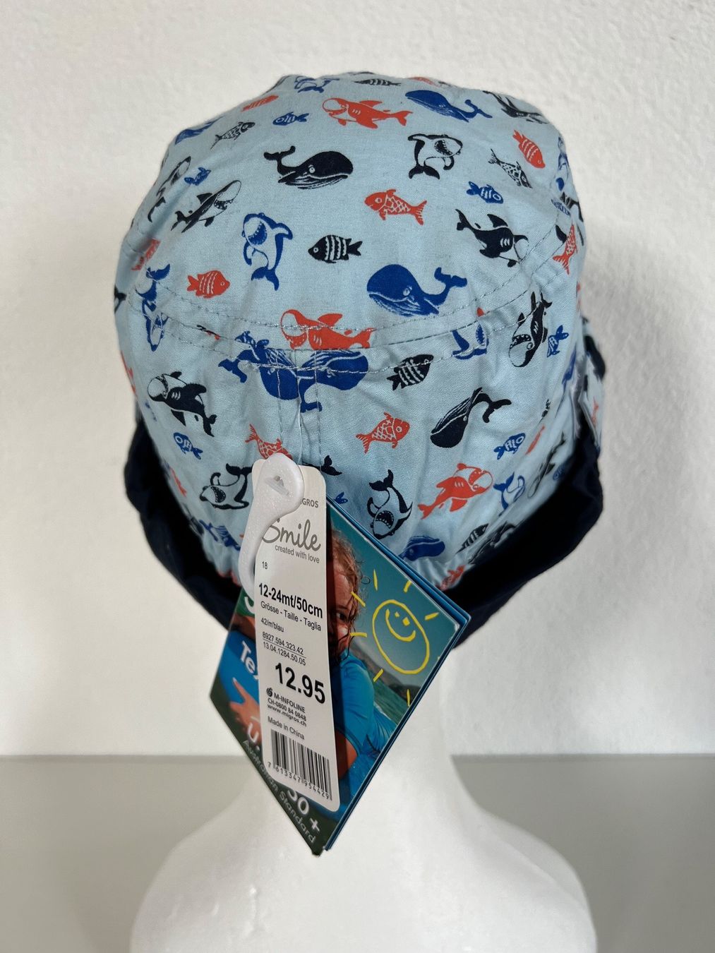 Migros Mützen & Schals: UV 50+ Sonnenhut 12-24Mt / 50cm – Neu und originalverpackt aus Lengnau BE von Rubin27 5