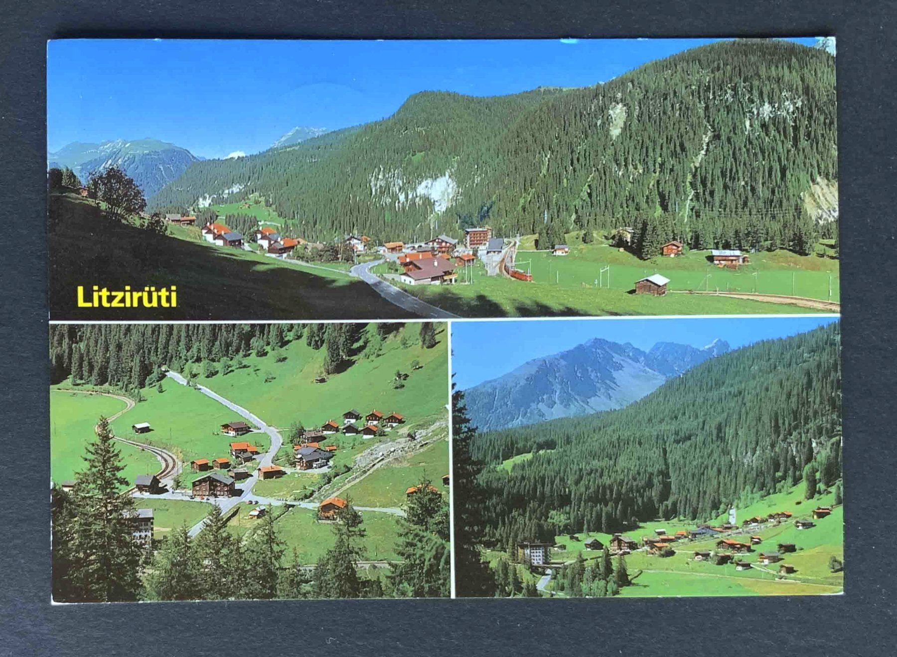 Cartoline postali: AK Litzirüti Schanfigg GR – Usato da Goldau venduto da artelier1