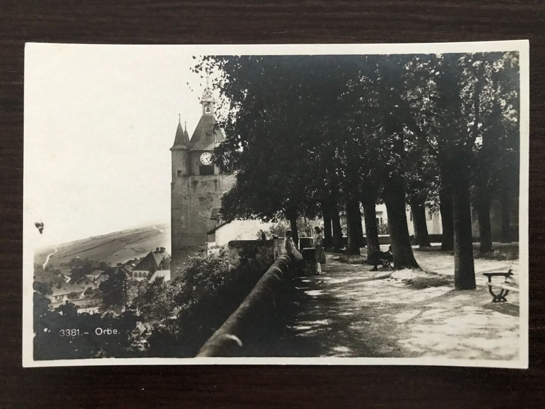 Cartoline postali: ORBE Ortspartie belebt / animée – Usato da Wald ZH venduto da TLILEF