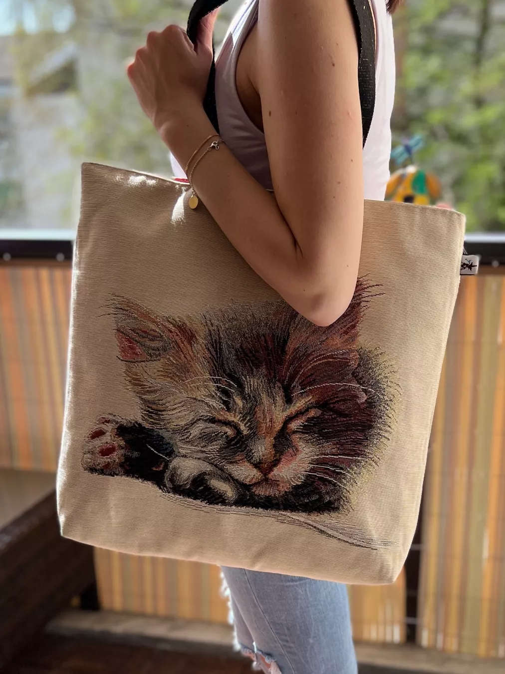 Borse: Tote bag "chaton" – Nuovo (secondo la descrizione) da Bernex venduto da isa_c5fr