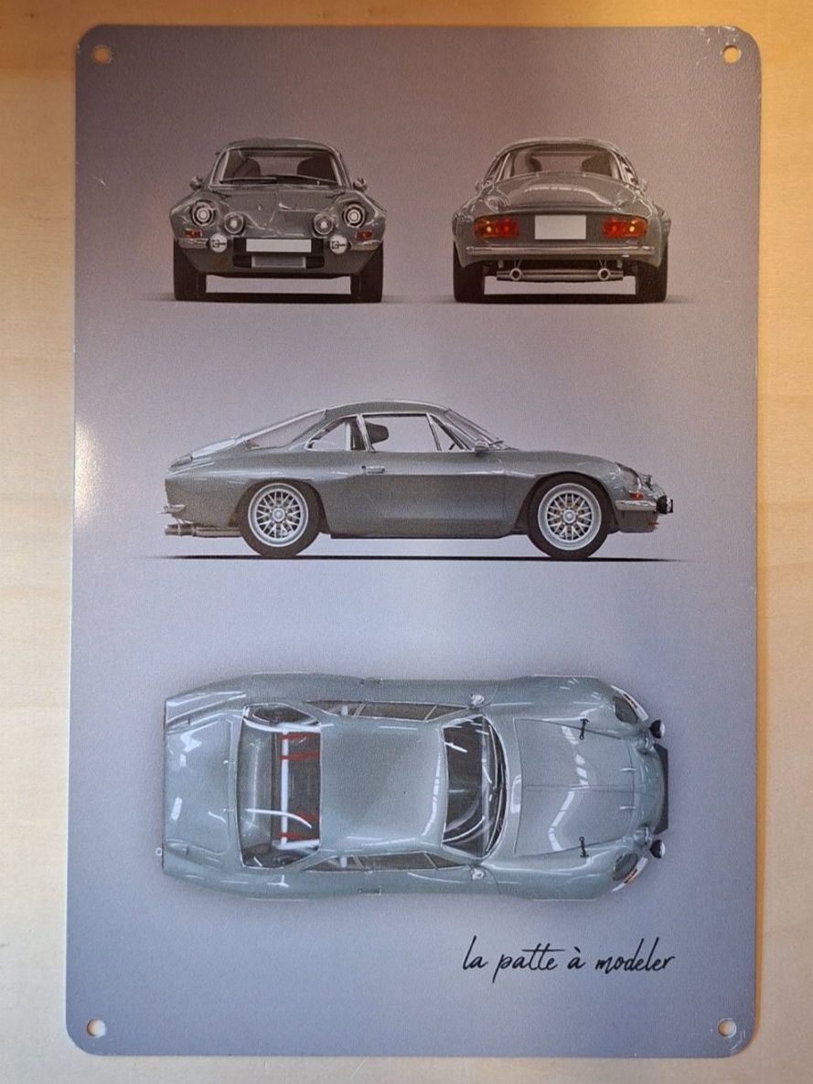 Alpine Ecriteaux: Alpine A110 Blechschild – D'occasion à Alberswil par mech350