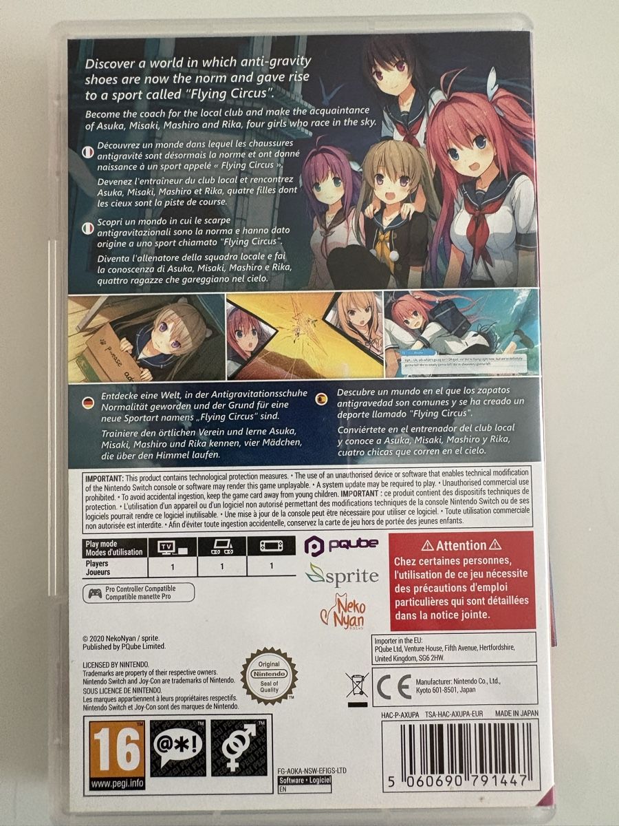 Jeux: 🔥 Aokana limited edition - Nintendo Switch – Neuf (Voir description) à Zürich par Collecting-World 3