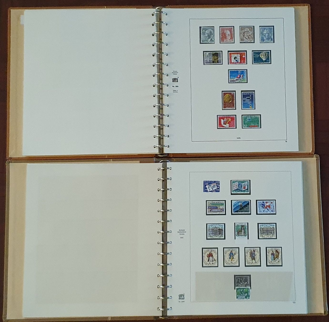 Tutti i francobolli: 2 SAFE Album - Sammlung ET-Vollstempel  1970 - 2000 – Usato da Kreuzlingen venduto da Rschweiz1 5