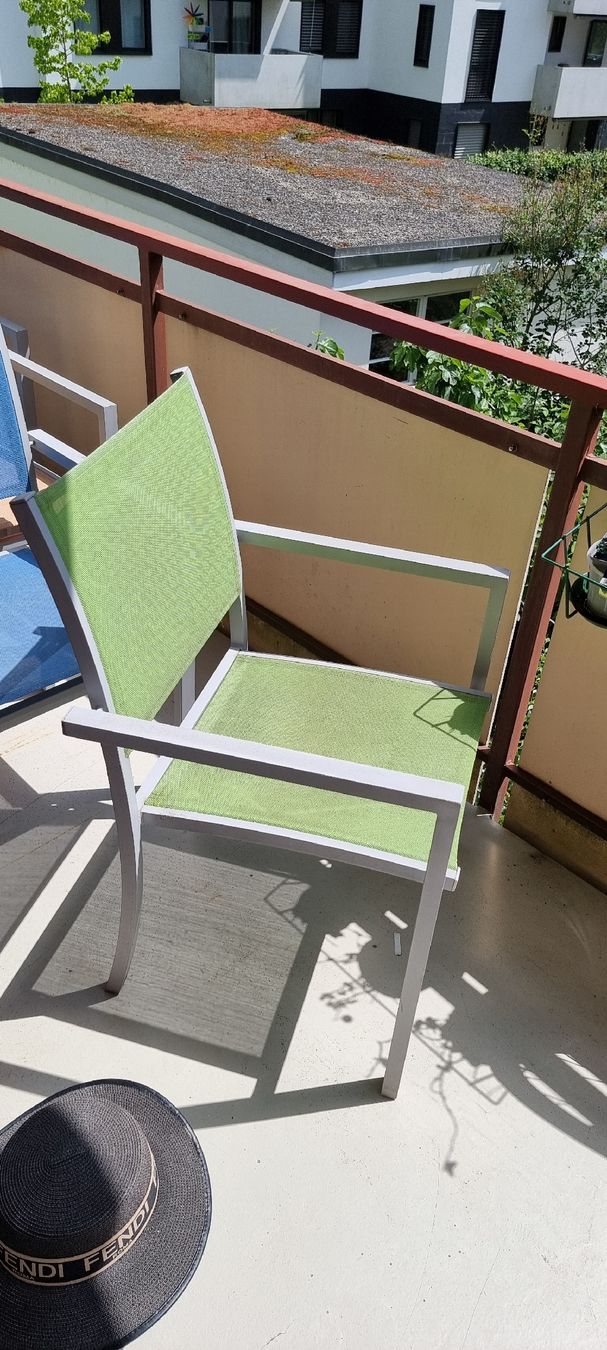 Chaises: Garten Möbel 4 Stühle – D'occasion à Mauren par ehr_5cy6 4