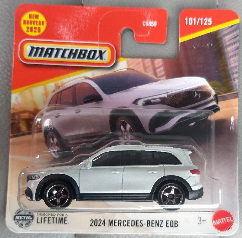 Mercedes-Benz Modellini d'auto: Matchbox Mercedes-Benz EQB – Nuovo e nell'imballaggio originale da Brugg AG venduto da Evilweevil