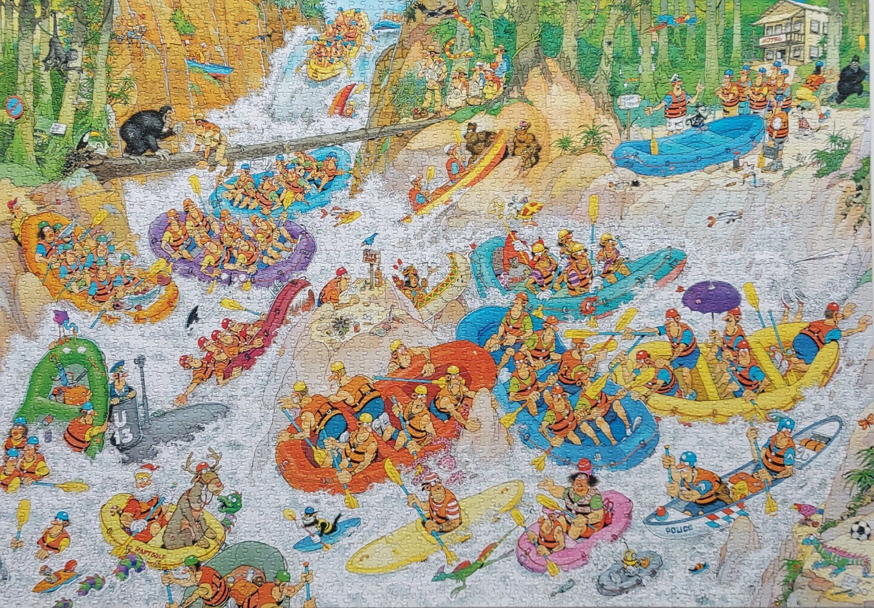 Puzzle: Jan van Haasteren 3000 Teile Comic Puzzle - Wildwasser.... – Usato da Belp venduto da Utah7 1