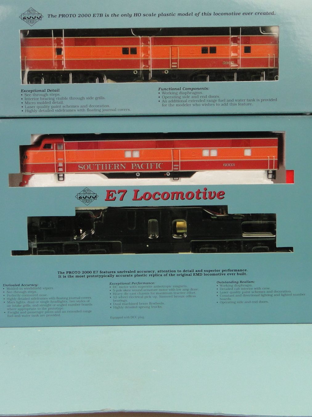 Modellini di ferrovie: Proto/Brawa H0  0959 und 09591 E7 & E7B SP – Usato da Bülach venduto da cann11 1