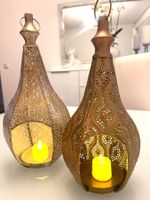2x Orientalische Deko Laterne Boho Shabby NEU