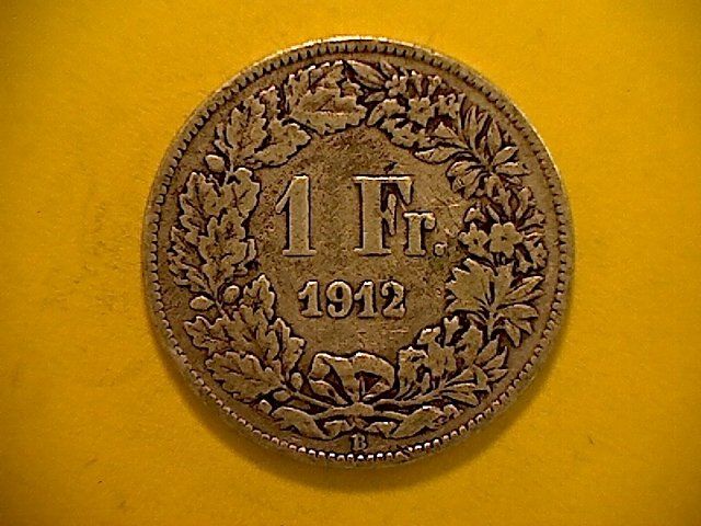 Tutti le monete: 1 Fr. 1912 – Usato da Buchs AG venduto da Ged8