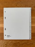 Register A5 XL hoch superstrong A-Z 24-teilig grau