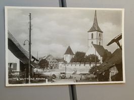 Echt Photo Karte / Muttenz - Kirche Ausgabe 1939