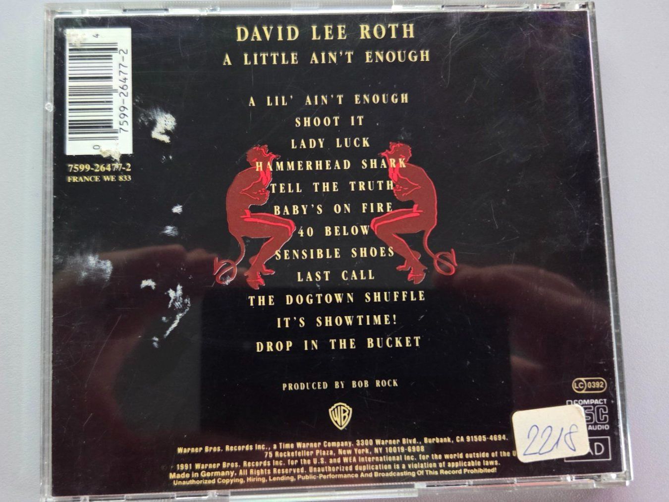 CD: CD David Lee Roth - A Little Ain't Enough – Usato da Schaffhausen venduto da Kellerrassel 2