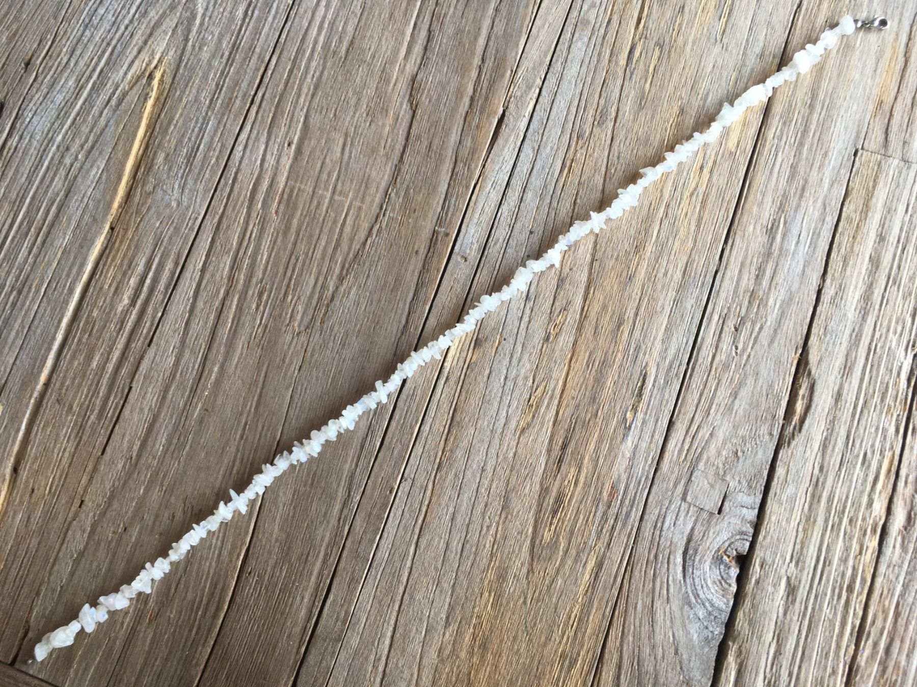 Ketten: HALSKETTE  LABRADORIT  MONDSTEIN  LÄNGE 45cm – Gebraucht aus Aesch ZH von LiquidAktion 5