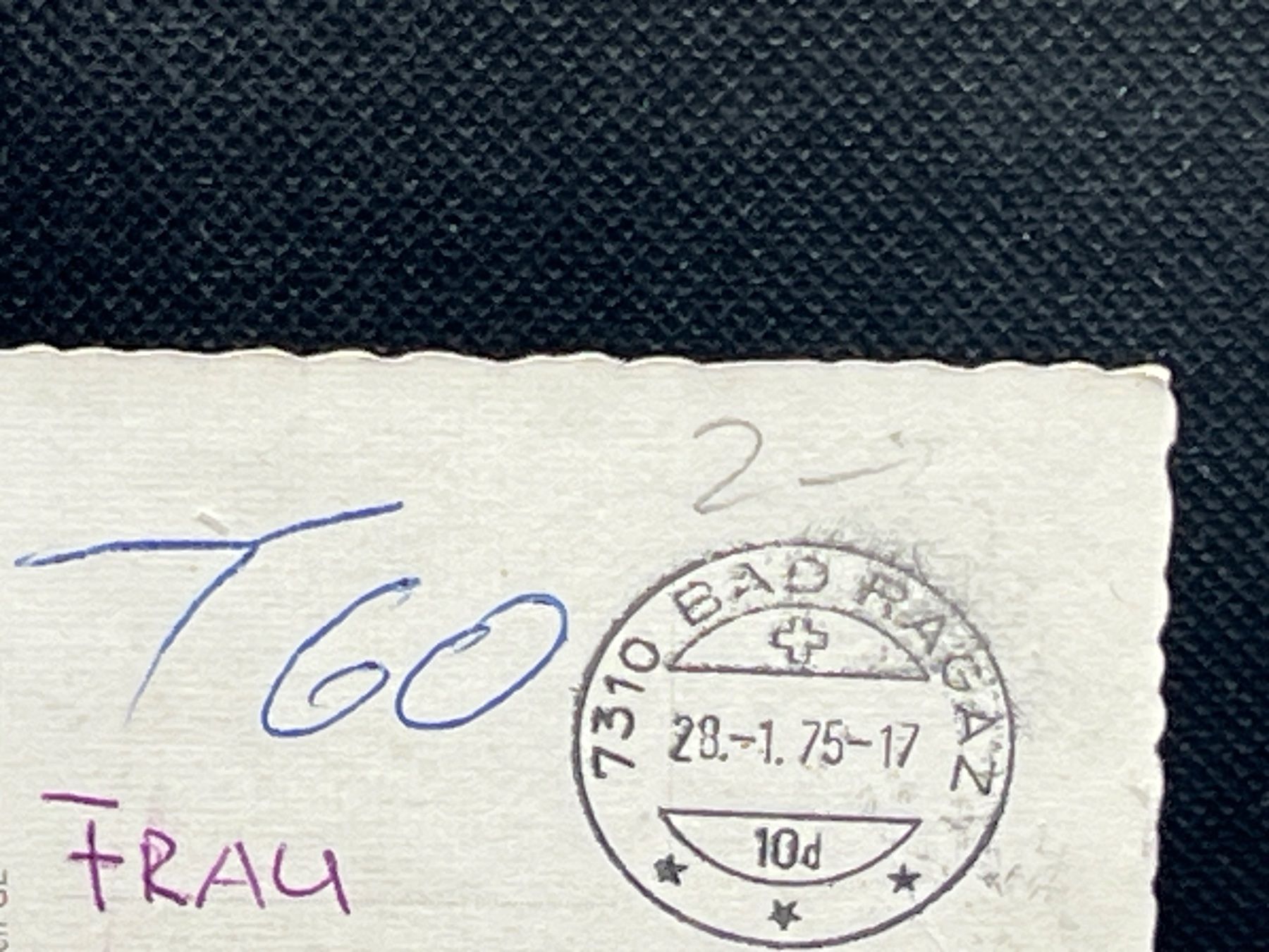 Cartoline postali: Bad-Ragaz – Usato da Widnau venduto da Brusi9 1