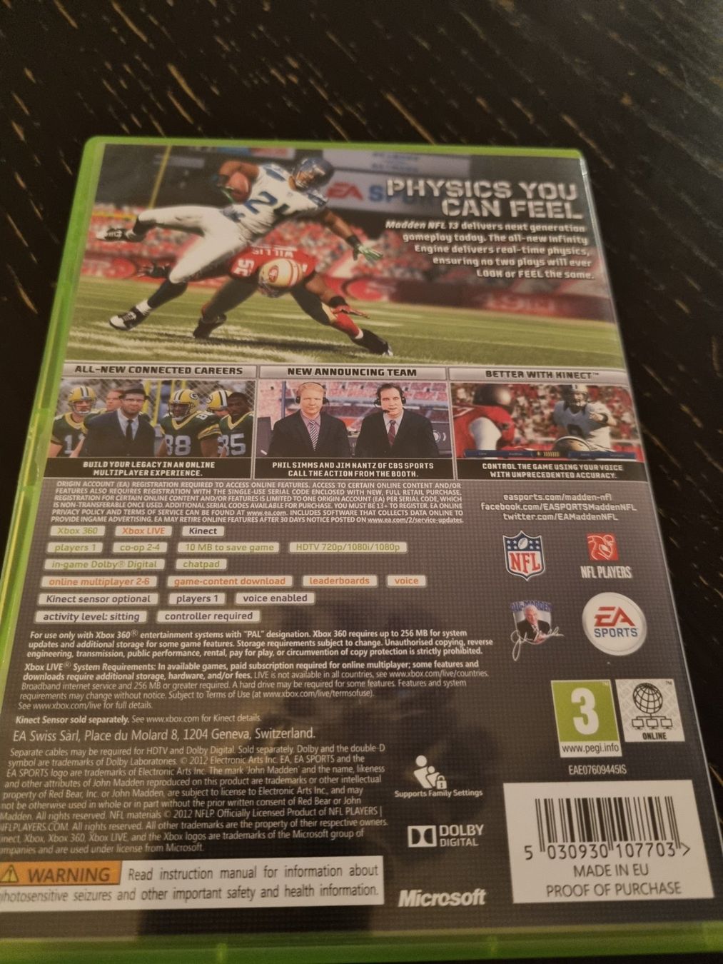 Giochi: Madden NFL 13 Xbox 360 – Difettoso da Kaiseraugst venduto da muggel27 1
