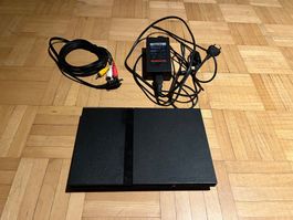 Sony Playstation 2 Slim inkl Spiele, Controller & Zubehör