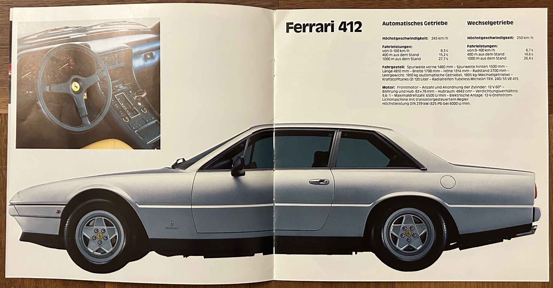 Ferrari Documenti: Prospekt Ferrari – Usato da Uster venduto da colmo 2