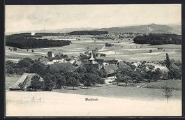 AK Meikirch, Gesamtansicht, 1908
