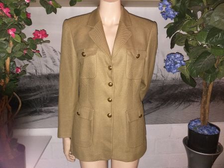 ESCADA Blazer 50 % cachemire + 50 % soie taille / Grosse 40