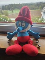 Schlümpfe Plüschfigur mit drei kleinen Figuren Set