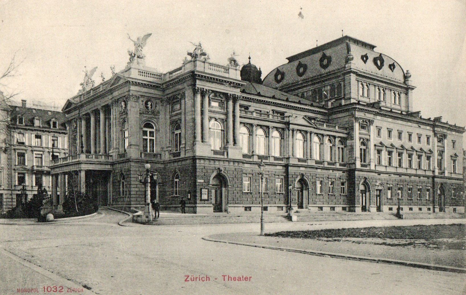 Cartoline postali: Zürich - Theater – Usato da Melano venduto da pisonsdro