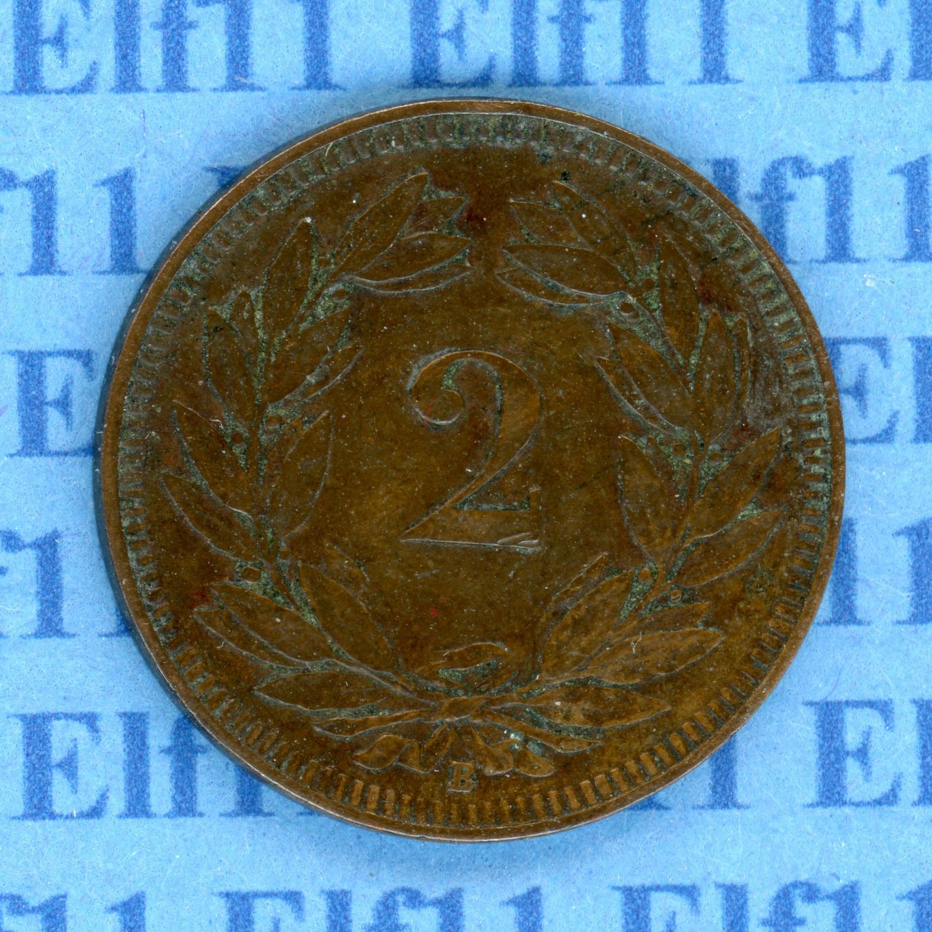 Tutti le monete: CHF___0.02 1918 ss-vz 2 Rappen – Usato da Widnau venduto da Elf11 1