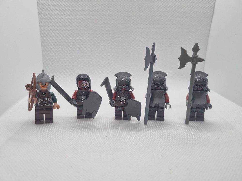 Lego Herr der Ringe 9471 5 Figuren Rohan-Soldat, Uruk-hai (Gebraucht ...