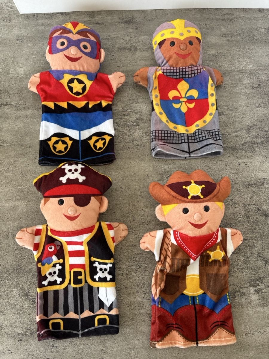 Bambole: 4 Handpuppen Puppen – Nuovo (secondo la descrizione) da Rümlang venduto da resale35
