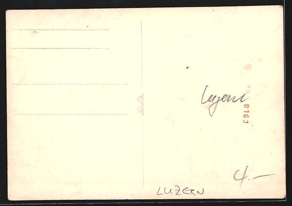 Cartoline postali: AK Luzern, Panorama mit Bergen – Usato da Berlin venduto da bartko-reher 1