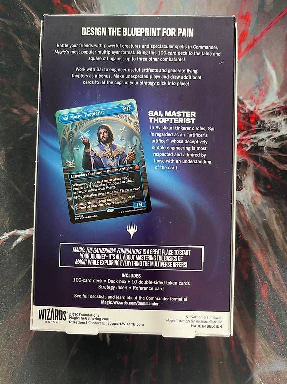 Magic The Gathering Carte collezionabili: Magic the Gathering- Keen Engineering - Commander Deck – Nuovo e nell'imballaggio originale da Hochdorf venduto da HauptsachNoessle 1