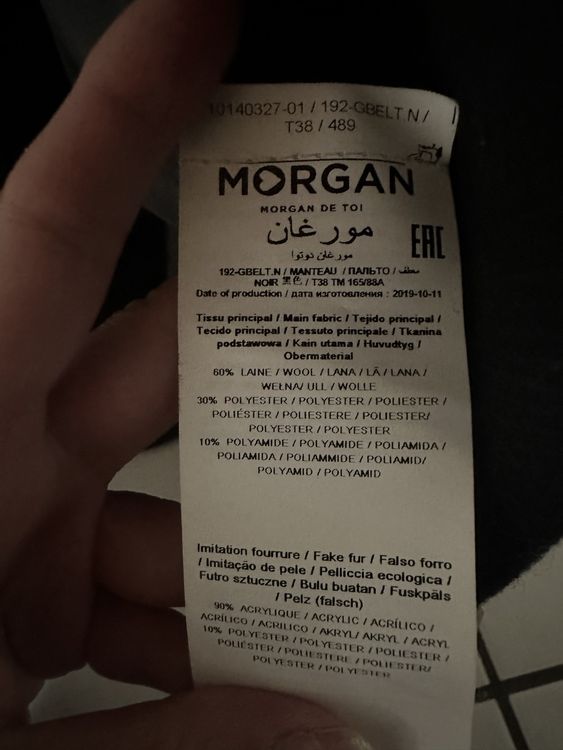 Morgan Mäntel: Wintermantel von Morgan de Toi, Gr. 38, Schwarz, Top! – Gebraucht aus Büetigen von cel_k79y 3