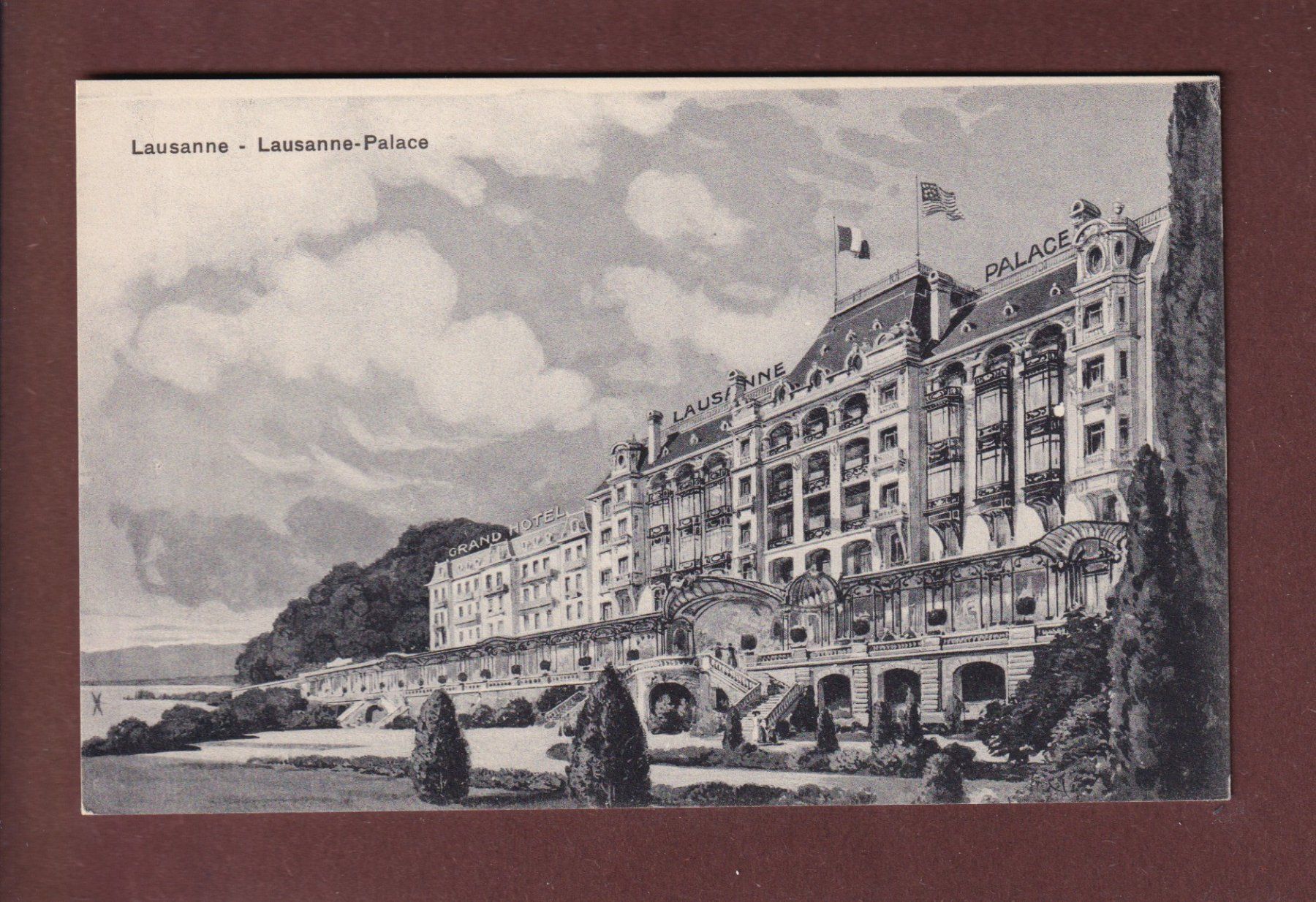 Ansichtskarten: LAUSANNE - Palace – Gebraucht aus Pully von nicecards
