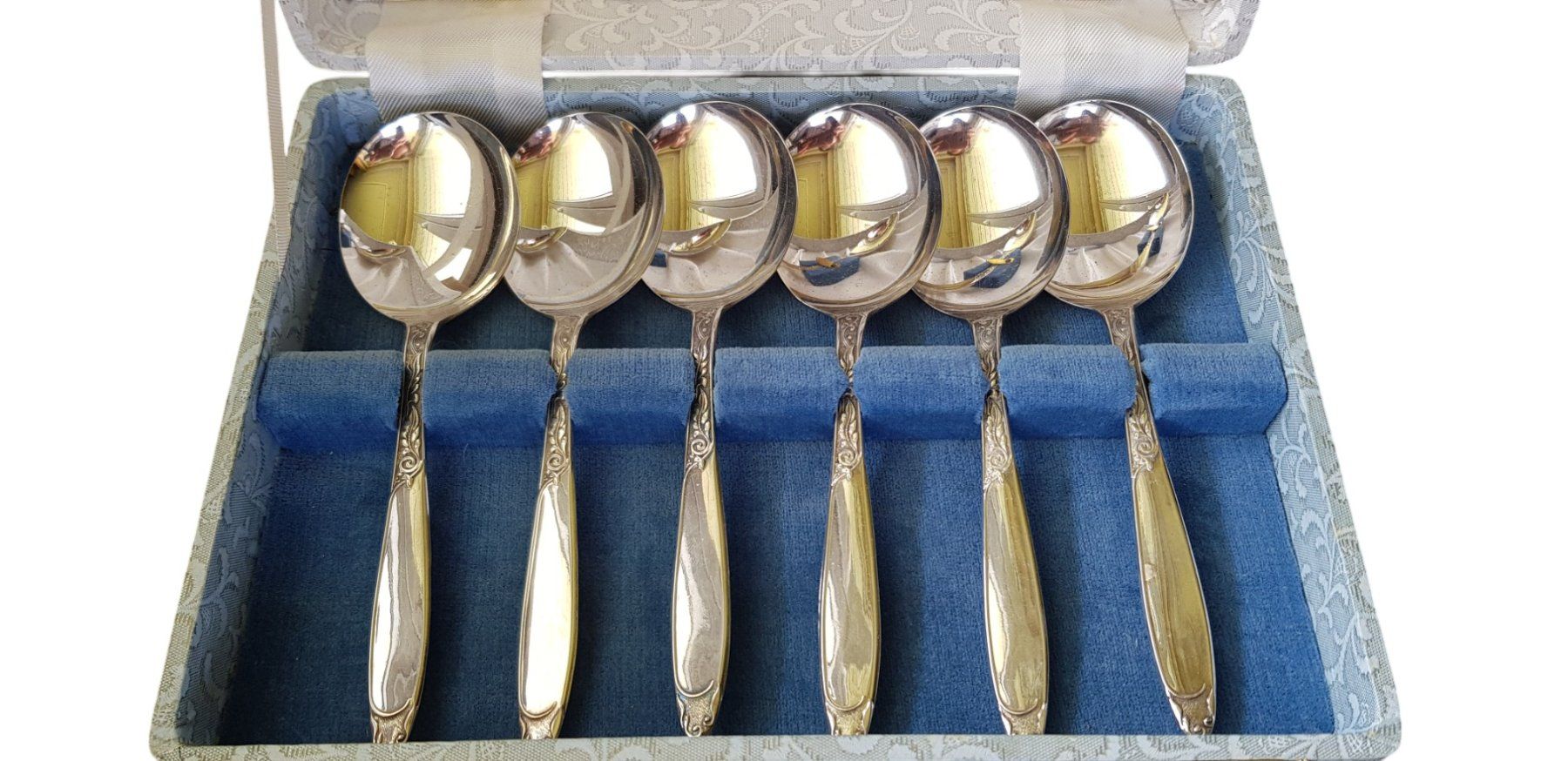 Set di posate: Dessertbesteck versilbert England – Usato da Mörschwil venduto da antiksalon 4