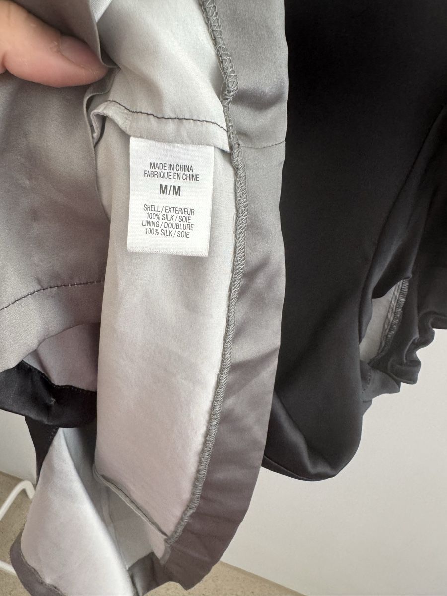 Theory Camicette: Theory 100% Seidenbluse Schwarz Gr. M – Usato da Zürich venduto da di_archive 3