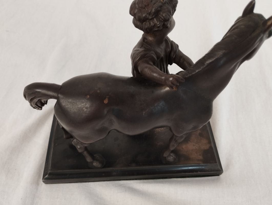 Figuren: Pferd und Bube - Briefbeschwerer – Gebraucht aus Schübelbach von Restwert_Schubelbach 6