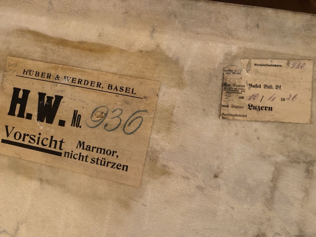 Cassettiere: Antike Kommode mit Marmorplatte - Waschkommode – Usato da Römerswil LU venduto da Icehead 5