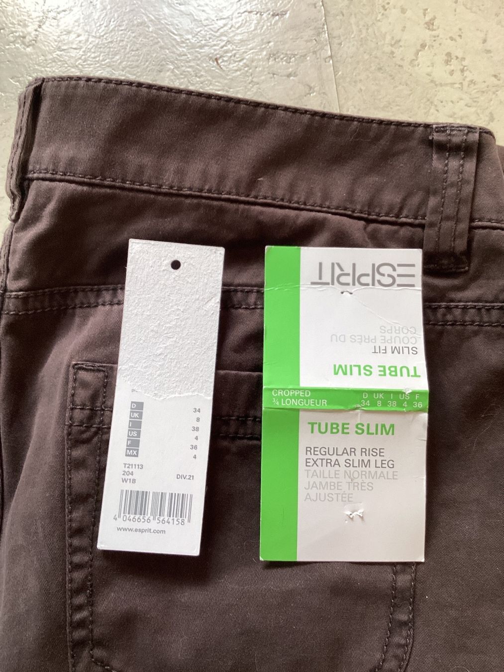 Esprit Pantaloni: ESPRIT Capri Hose Gr 34 neu – Nuovo e nell'imballaggio originale da Wassen UR venduto da SABDOM 3