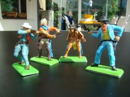 4 Britains LTD 1971 Cowboy & Indianer vintage cool