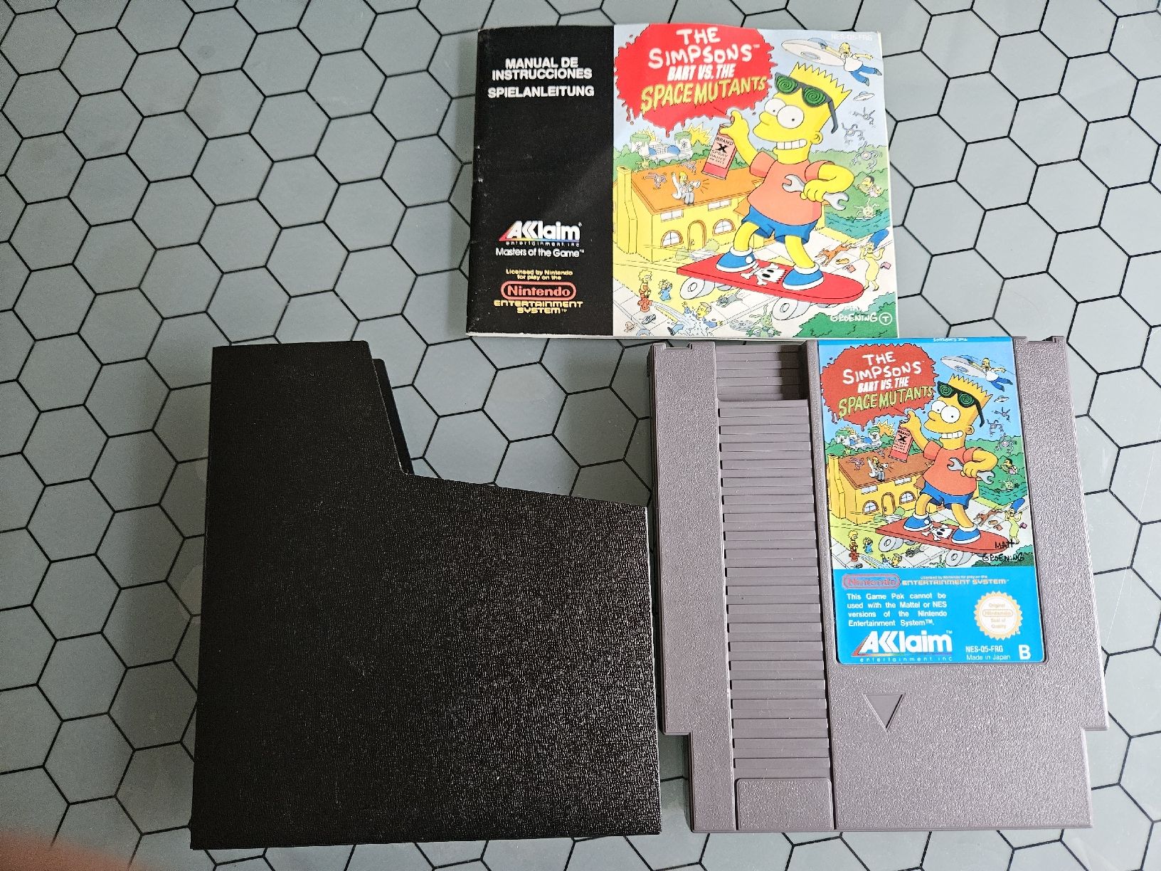 Nintendo Spiele:  jeu simpsons pour Nintendo Nes – Gebraucht aus Genève von Pedro67