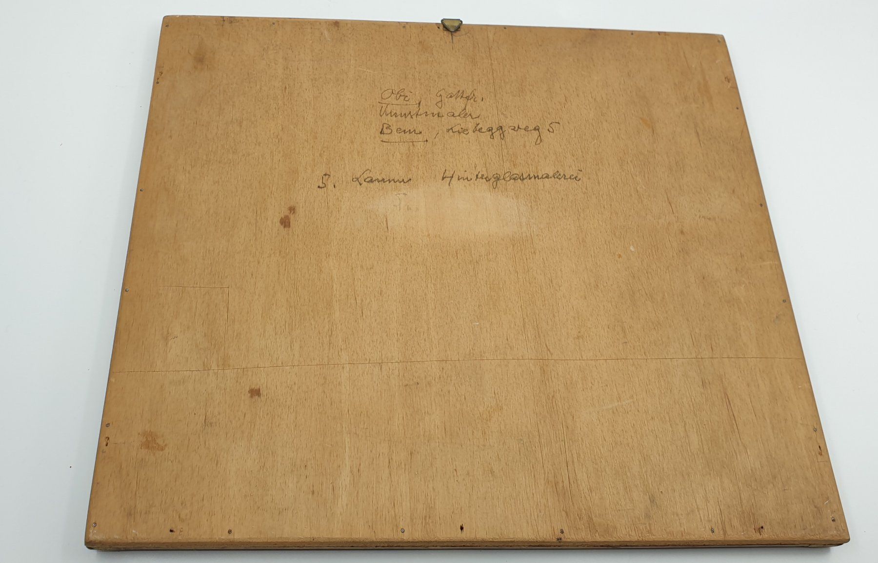 Dipinti: Lamm Hinterglasmalerei, Gottfried Obi 1899-1969 Bern – Usato da Emmen venduto da magelan 5