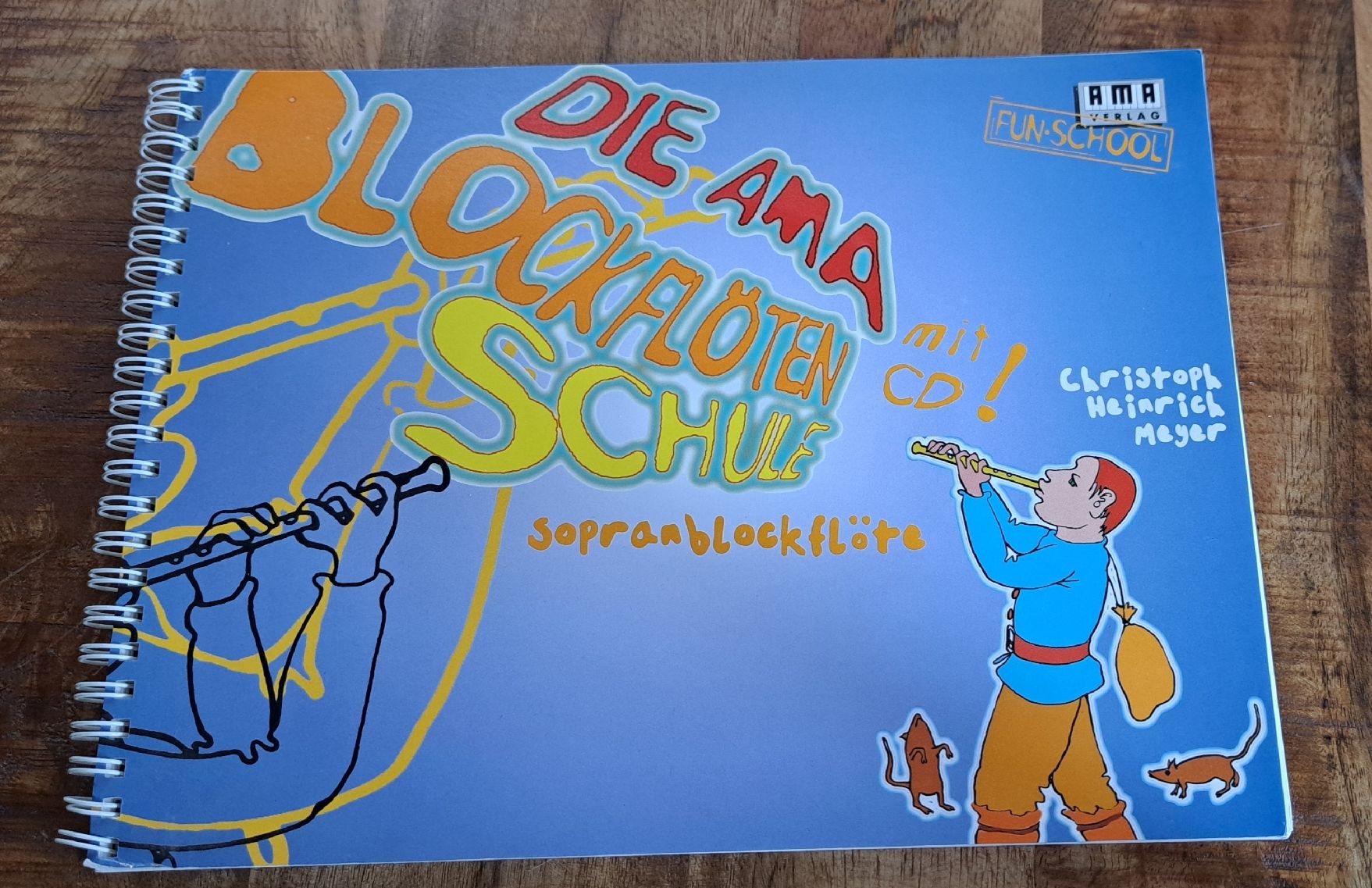 Libri: AMA Blockflötenschule, Sopranblockflöte, mit CD! – Nuovo (secondo la descrizione) da Aarau venduto da McFlurry92