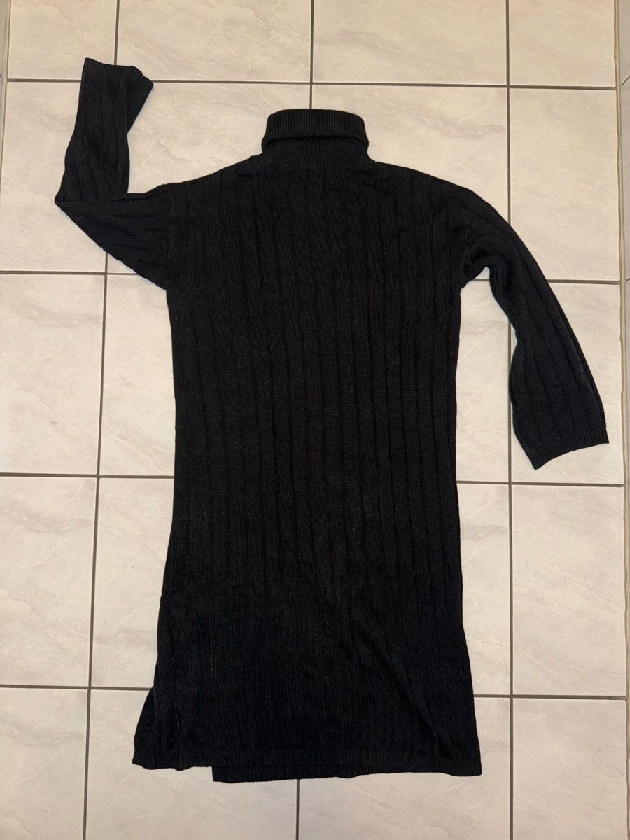 Vestiti: Schwarzes Strickkleid, Rollkragen – Usato da Hergiswil NW venduto da kaufe_bei_kaufmann 4