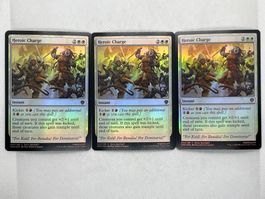 Magic: The Gathering - Heroic Charge Foil (3 Stück)