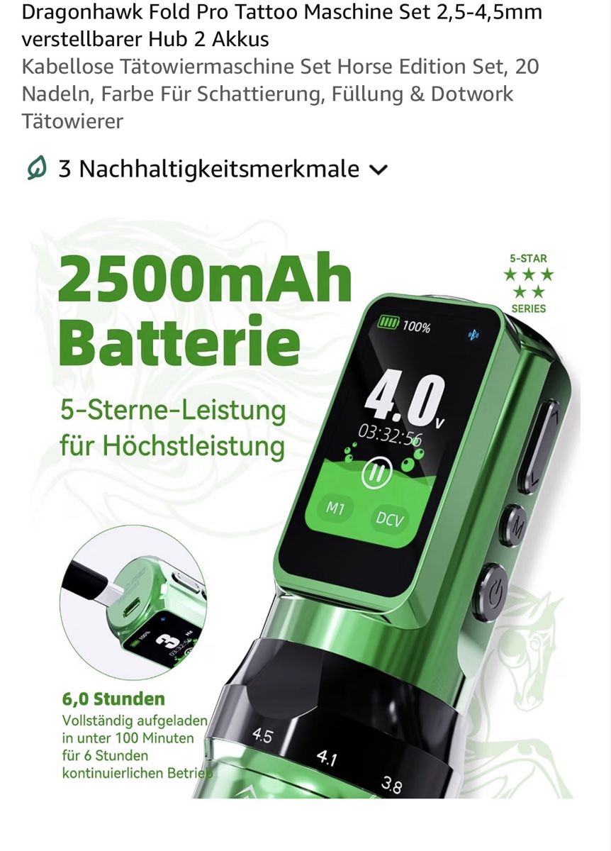 Alle Maschinen: Tattoo maschine  – Neu und originalverpackt aus Herisau von StarlightThaler 1