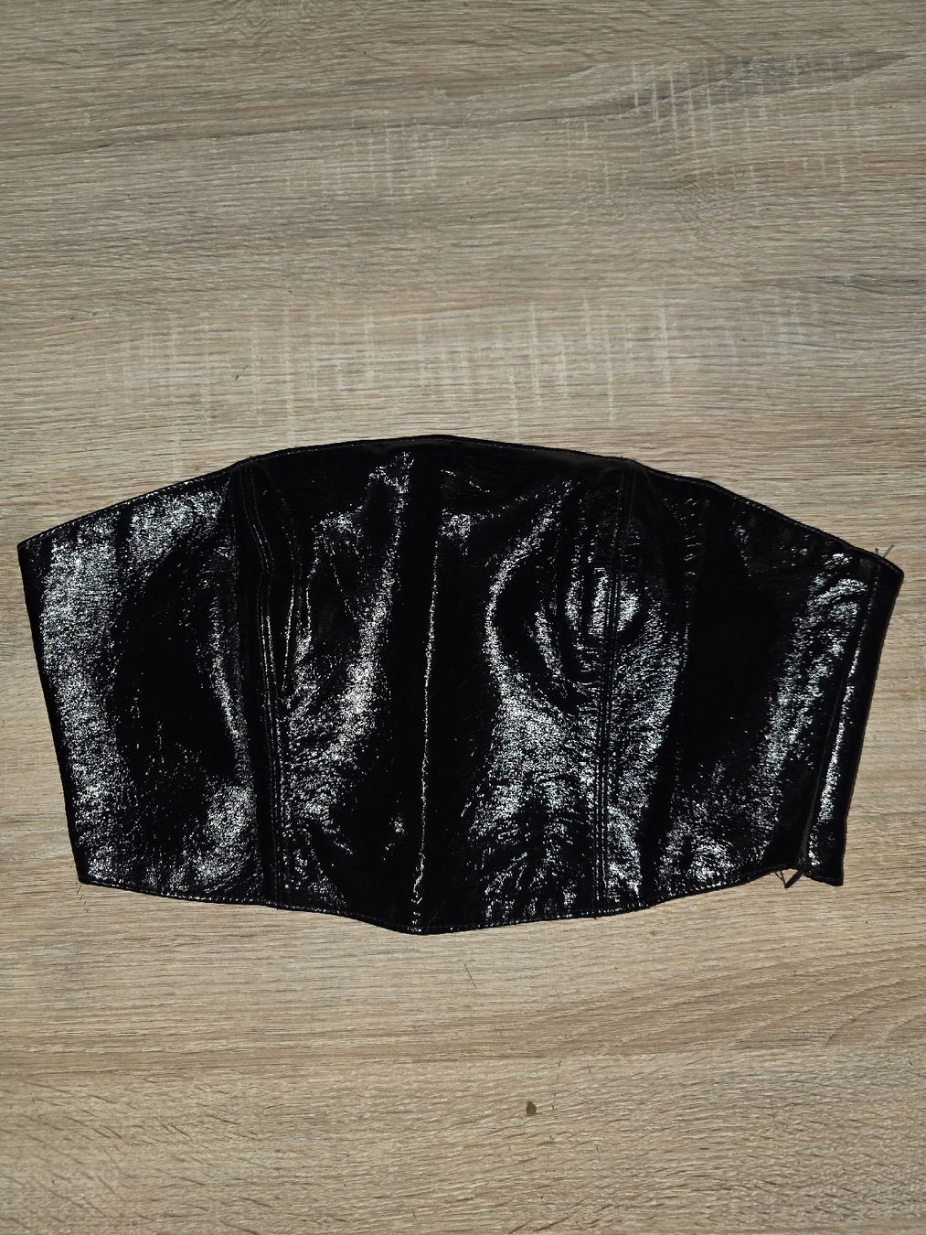 Tally Weijl Top: TOP TALLY WEIJL Effet Vinyle Noir – Nuovo (secondo la descrizione) da Travers venduto da adr_qyj5
