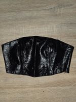 TOP TALLY WEIJL Effet Vinyle Noir